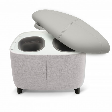 Masaj pentru picioare Medivon Atlantis, Shiatsu, vacuum, 8 capete, 3 moduri, încălzire, telecomandă, bej