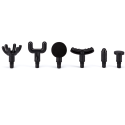 Pistol de masaj Medivon Gun Vital, 18W, Perkusionen / masaj cu vibrații, 6 masaje, Zagryavane, drenaj limfatic, Stagane, Negru / portocaliu