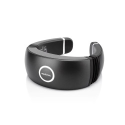 Medivon Smart EMS Neck Massager, stimulare electromusculară, reglabil 3D, 4 moduri, telecomandă, încălzire, cronometru, negru