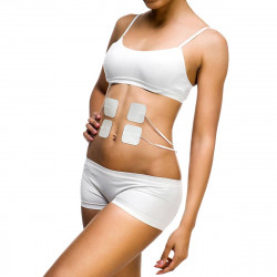 Medivon Smart EMS Neck Massager, stimulare electromusculară, reglabil 3D, 4 moduri, telecomandă, încălzire, cronometru, negru