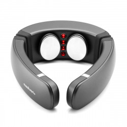 Medivon Smart EMS Neck Massager, stimulare electromusculară, reglabil 3D, 4 moduri, telecomandă, încălzire, cronometru, negru