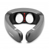 Medivon Smart EMS Neck Massager, stimulare electromusculară, reglabil 3D, 4 moduri, telecomandă, încălzire, cronometru, negru
