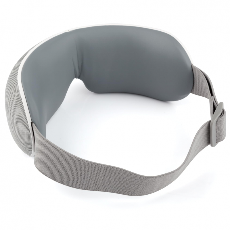 Masaj pentru ochi Medivon Horizon VISION, Compresie caldă, Vibrații, Ameliorează oboseala și tensiunea, Bluetooth, Sunete relaxante, Gri