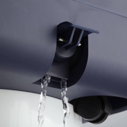 Medivon Hydro Foot Spa, 520W, 20L, 35-48°C, Mod Surf, telecomandă, lumină infraroșie, afișaj, albastru închis / auriu