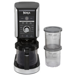 Ninja Creami Deluxe mașină de înghețată NC502EU, 800W, 10 programe, 2 recipiente 709 ml, CREAMify, Negru