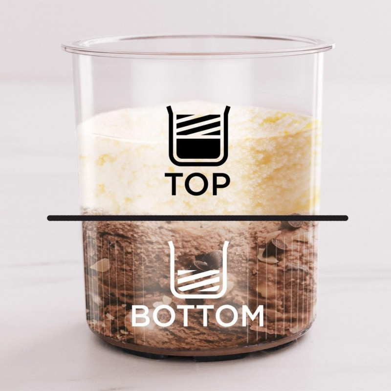 Ninja Creami Deluxe mașină de înghețată NC502EU, 800W, 10 programe, 2 recipiente 709 ml, CREAMify, Negru