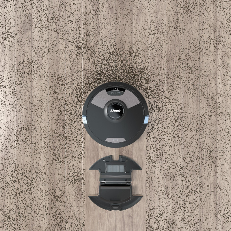 Aspirator robotic Shark Matrix Plus RV2620WDEU, 650 W, 0.3 l, 360 LiDAR, Autonomie până la 110 min, Matrix Clean, Negru