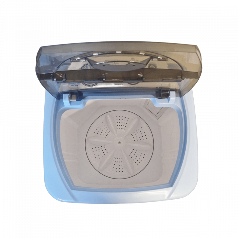 Masina de spalat semiautomata Lamarque SAWM-611BL, 380W, 6 kg, Temporizator, Comutator, Albastru/Alb