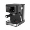 Espressor pentru cafea macinata si capsule Crown CEM-1527, 1000W, 20 bar, 1.5 l, Spumare lapte, Control prin senzor, Bloc termic, Bază reglabila, Negru