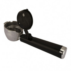 Espressor pentru cafea macinata si capsule Crown CEM-1527, 1000W, 20 bar, 1.5 l, Spumare lapte, Control prin senzor, Bloc termic, Bază reglabila, Negru