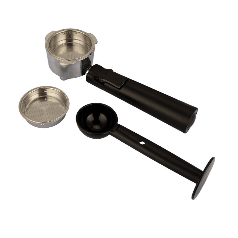 Espressor pentru cafea macinata si capsule Crown CEM-1527, 1000W, 20 bar, 1.5 l, Spumare lapte, Control prin senzor, Bloc termic, Bază reglabila, Negru