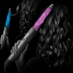 Ondulator de păr Dyson 601848-01 HS08 Airwrap i.d.™ Straight + Wavy T1/T2 CePk/RoseGold, 1300W, 13.5 l/s, ondulare automată, ionizare, 3 viteze, 3 temperaturi, Bluetooth, Rose Gold