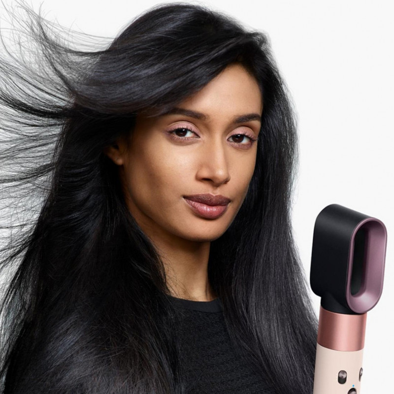 Ondulator de păr Dyson 601848-01 HS08 Airwrap i.d.™ Straight + Wavy T1/T2 CePk/RoseGold, 1300W, 13.5 l/s, ondulare automată, ionizare, 3 viteze, 3 temperaturi, Bluetooth, Rose Gold
