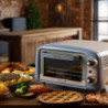 Cuptor electric Ariete VINTAGE 3919/05, 800W, 10 l, 3 moduri, Până la 230°C, Geam termopan dublu, Timer 60 min, Albastru