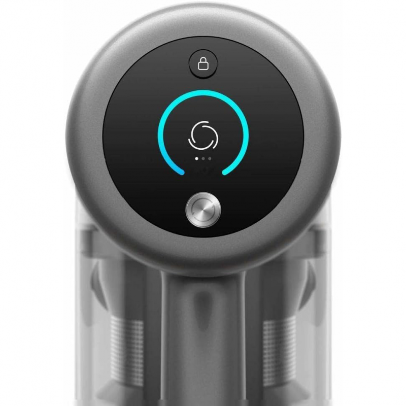 Aspirator vertical Dreame V11 VVN6, 450W, 150AW, 25000Pa, 125000 rpm, 0.5 l, 3 moduri, 90 min, OLED, HEPA, Indicatori, Gri/roșu