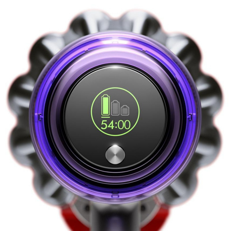 Dyson V11 Fluffy 476550-01 2in1, 185AW, 0.54 litri, 125 000 rpm, Autonomie 60 min, 3 moduri, LCD, Nichel/negru.