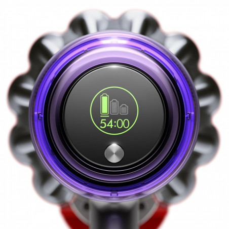Dyson V11 Fluffy 476550-01 2in1, 185AW, 0.54 litri, 125 000 rpm, Autonomie 60 min, 3 moduri, LCD, Nichel/negru.