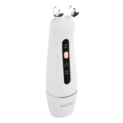 Beautifly B-Booster PRO RF Masaj de ridicare a feței fără ace, 40 ° C, RF 1MHz, EMS, ultrasunete, ioni, efect Botox, Anti-Age, mezoterapie, IPX5, alb