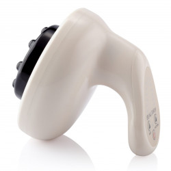 Aparat de masaj Beautifly B-Modello BODY, 24W, 6 niveluri de terapie termică, Lumină roșie 50°C, Detoxifiere limfatică, Masaj dermatologic, Fără fir, Alb