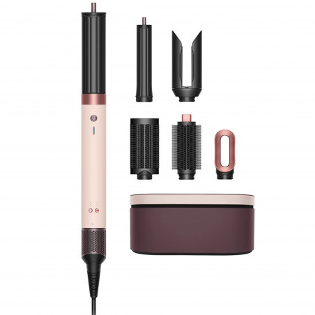 Ondulator de păr Dyson Airwrap HS09 Co-anda 2x 598757-01, 1700W, 15.2 l/s, 6in1, Ondulare automată, Bluetooth, 4 temperaturi, 3 viteze, Control inteligent al temperaturii, Ceramică trandafir / aur roz