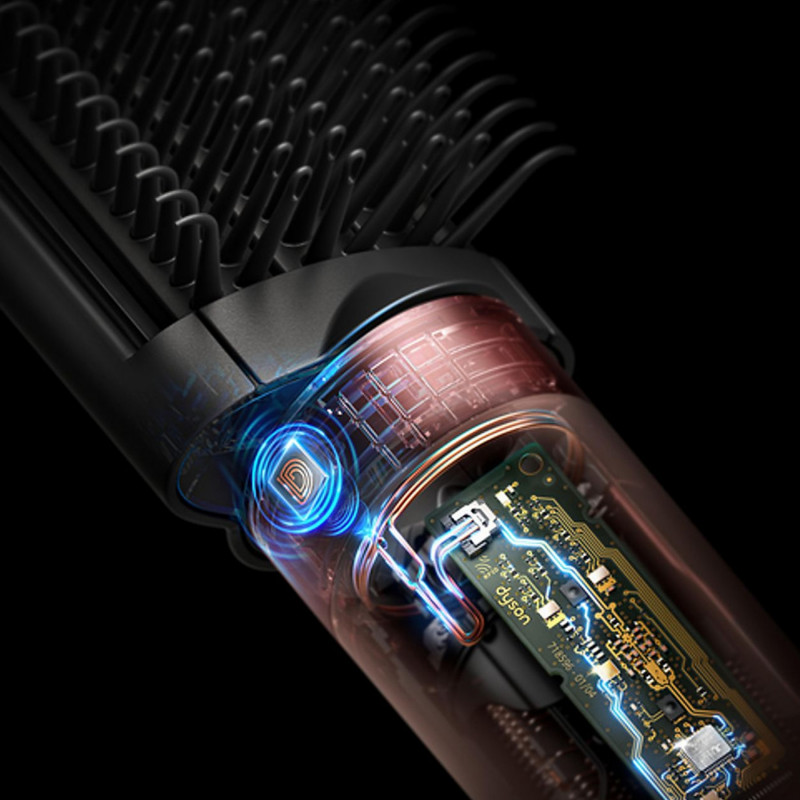 Ondulator de păr Dyson Airwrap HS09 Co-anda 2x 598757-01, 1700W, 15.2 l/s, 6in1, Ondulare automată, Bluetooth, 4 temperaturi, 3 viteze, Control inteligent al temperaturii, Ceramică trandafir / aur roz