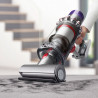 Aspirator vertical Dyson Cyclone V10 Absolute 448883-01, 150AW, 125.000 rpm, 0,77 l, 60 min, 3 moduri, 2 Tier Cyclone™, HEPA, silențios, golire igienică, fără încurcături, nichel/portocaliu