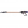 Aspirator vertical Dyson Cyclone V10 Absolute 448883-01, 150AW, 125.000 rpm, 0,77 l, 60 min, 3 moduri, 2 Tier Cyclone™, HEPA, silențios, golire igienică, fără încurcături, nichel/portocaliu