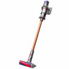 Aspirator vertical Dyson Cyclone V10 Absolute 448883-01, 150AW, 125.000 rpm, 0,77 l, 60 min, 3 moduri, 2 Tier Cyclone™, HEPA, silențios, golire igienică, fără încurcături, nichel/portocaliu