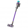 Aspirator vertical Dyson Gen5detect 446989-01, 280AW, 135000 rpm, 0.75l, 70 min, 3 moduri, LCD cu date în timp real, Senzor de particule, Lumina, HEPA, Nichel/violet