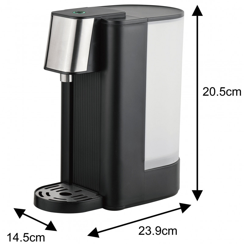 Distribuitor de apă caldă Klausberg KB 7877, 2600W, 2.5l, 95°C, 400-500ml/min, Indicator nivel apă, CE, RoHS, Negru