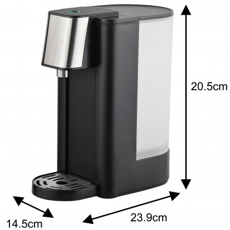 Distribuitor de apă caldă Klausberg KB 7877, 2600W, 2.5l, 95°C, 400-500ml/min, Indicator nivel apă, CE, RoHS, Negru