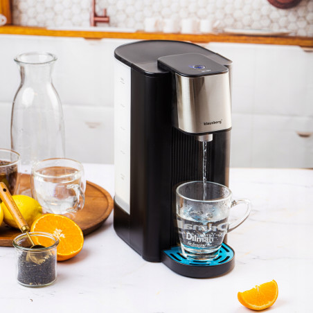 Distribuitor de apă caldă Klausberg KB 7877, 2600W, 2.5l, 95°C, 400-500ml/min, Indicator nivel apă, CE, RoHS, Negru