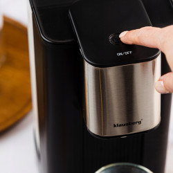 Distribuitor de apă caldă Klausberg KB 7877, 2600W, 2.5l, 95°C, 400-500ml/min, Indicator nivel apă, CE, RoHS, Negru