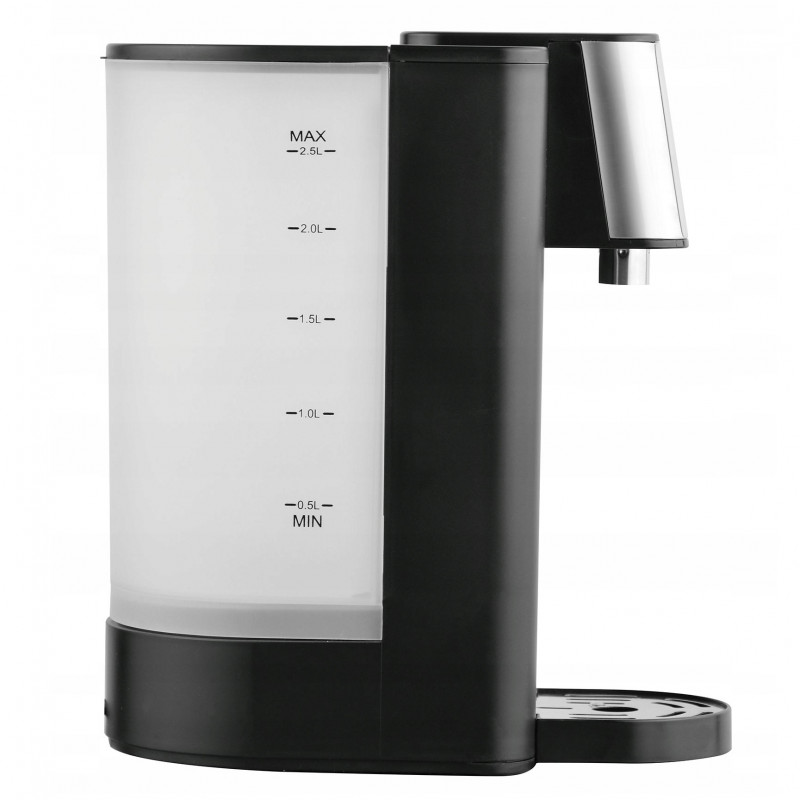 Distribuitor de apă caldă Klausberg KB 7877, 2600W, 2.5l, 95°C, 400-500ml/min, Indicator nivel apă, CE, RoHS, Negru