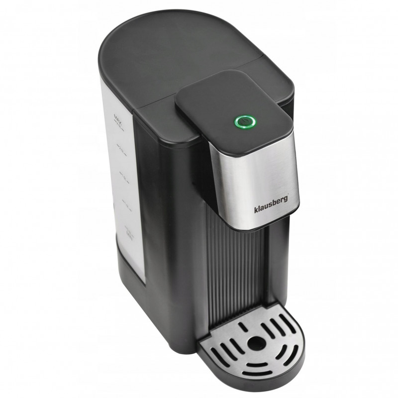 Distribuitor de apă caldă Klausberg KB 7877, 2600W, 2.5l, 95°C, 400-500ml/min, Indicator nivel apă, CE, RoHS, Negru