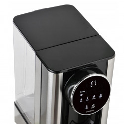 Dispenser apă caldă Klausberg KB 7880, 2600W, 2.7l, 40-100°C, 7 temperaturi, Afișaj LED tactil, Protecție copii, Setări de memorie, Inox/negru
