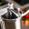 Mașină de umplut cârnați Klausberg KB 7927, 5 Kg, Manuală, 14-35mm, 6 pâlnii, Inox