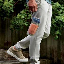 Blender portabil Ninja Blast Max BC251EUNV, 14,4 W, 11,1 V, 570 ml, 19 000 rpm, zdrobire gheață, până la 25 de cicluri, fără BPA, albastru