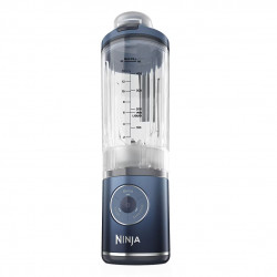 Blender portabil Ninja Blast Max BC251EUNV, 14,4 W, 11,1 V, 570 ml, 19 000 rpm, zdrobire gheață, până la 25 de cicluri, fără BPA, albastru