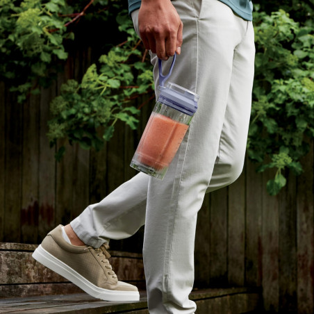 Blender portabil Ninja Blast Max BC251EUGY, 14.4W, 11.1V, 570 ml, 19000 rpm, Zdrobire gheata, Pana la 25 de cicluri, Fara BPA, Violet