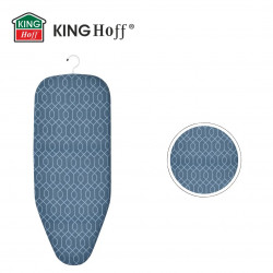 Scândură de călcat Kinghoff KH 1936, 76x30.5 cm, pliabilă, cârlig pentru agățat, albastru