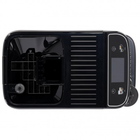 Espressor automat DeLonghi Magnifica PLUS ECAM 320.60.B, 1450W, 15 bar, 1.8l, 15 programe, 13 trepte de macinare, Ecran tactil TFT, LatteCrema Hot, Boabe de cafea, Negru