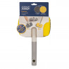 Mop diferite suprafete 2in1 Joseph Joseph CleanTech 6500012, 18,5 cm, Maner cu prindere moale, Gri/Galben