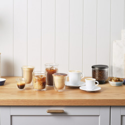 Espressor automat DeLonghi Rivelia Sand Beige EXAM440.55.BG, 1450W, 19 bar, 1.4l, Touchscreen TFT, Twin Shot, Boabe de cafea, LatteCrema Hot, 17 bauturi, Bej