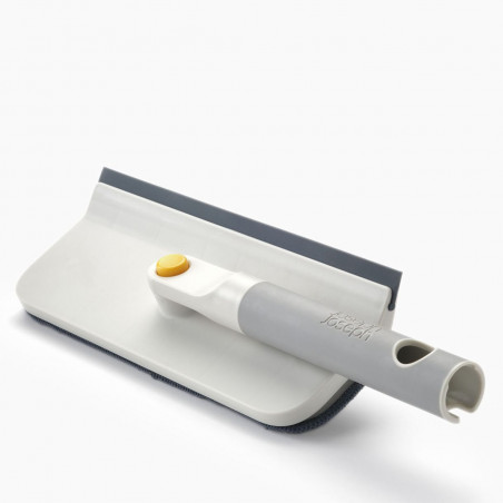 Mop de curățat sticla 2in1 Joseph Joseph CleanTech 6500014, 36 cm, mâner pliabil, gri/galben