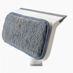 Mop de curățat sticla 2in1 Joseph Joseph CleanTech 6500014, 36 cm, mâner pliabil, gri/galben