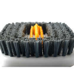 Perie pentru faianta si gresie Joseph Joseph CleanTech 6500022, 31 cm, Orificiu de agatat, Gri/Galben