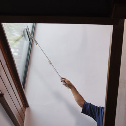 Mâner telescopic Joseph Joseph CleanTech 6500038, 61-86 cm, Orificiu de agățare, Gri