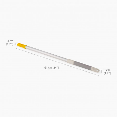 Mâner telescopic Joseph Joseph CleanTech 6500038, 61-86 cm, Orificiu de agățare, Gri
