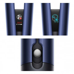 Placa pentru par cu uscare Dyson HT01 Airstrait Bco/Dbu, 1600W, 140°C, Ionizare, 6 trepte de temperatura, LCD, Albastru/Cupru